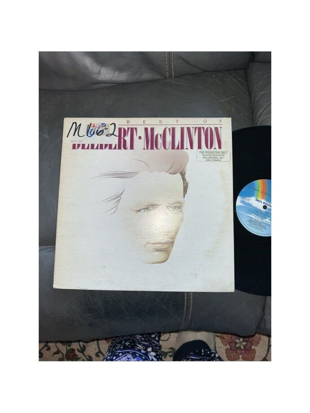 DELBERT McCLINTON - THE BEST OF (GREATEST HITS) / VINYL LP RECORD [SAWCUT] 1981